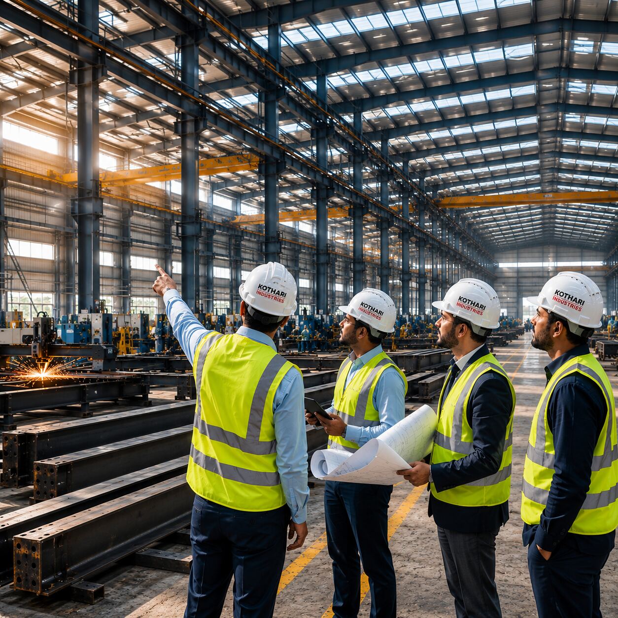 Kothari Industries pre engineered steel building manufacturing facility