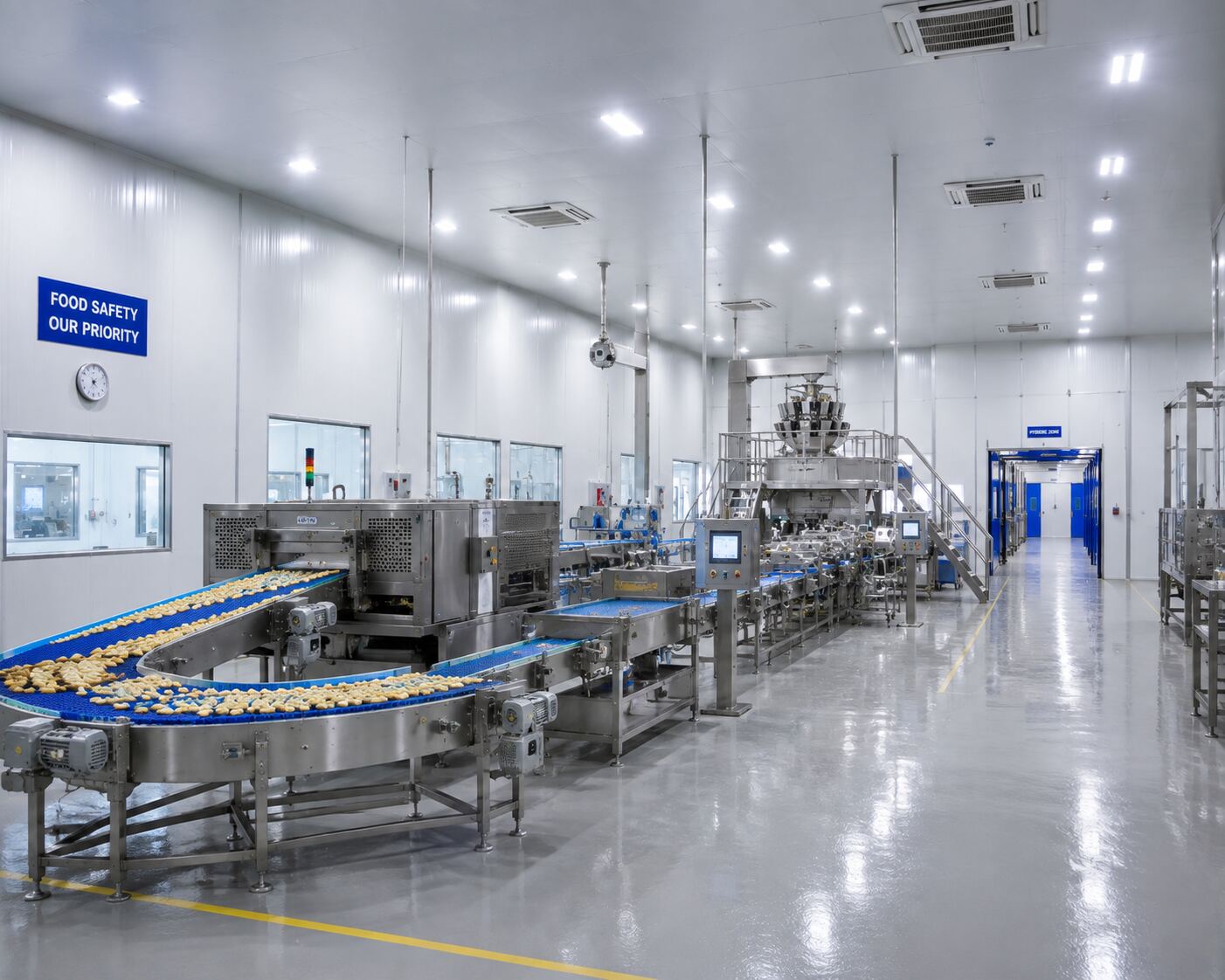 Food processing insulated hygienic facility