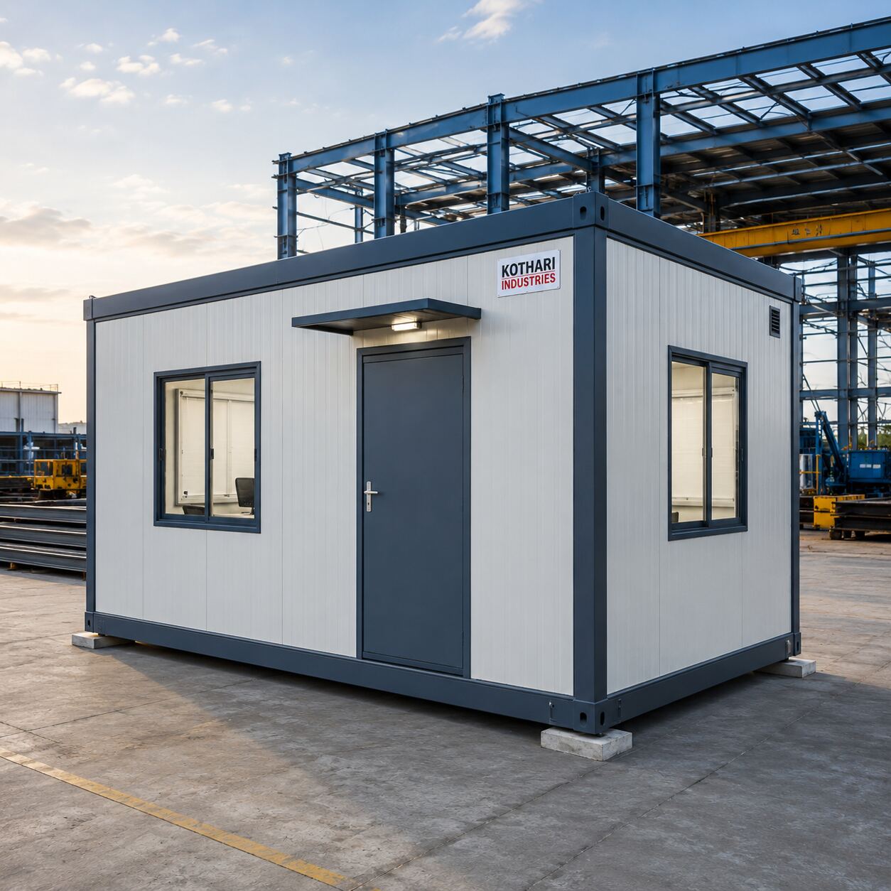 Prefabricated portable cabin building
